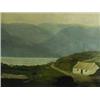 Image 1 : M. Scanlon A PAIR OF IRISH NAIVE LANDSCAPES oils on canvas