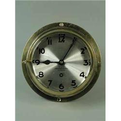 A brass ships clock