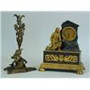 Image 1 : A 19th century French brass and gilt clock