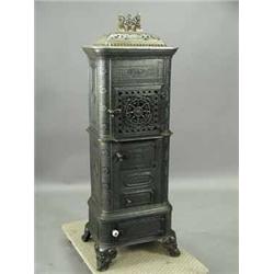 A late 19th Century continental cast iron stove