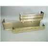 Image 1 : Three 19th century brass fenders