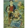 Image 1 : A 19th century needlework panel. 64 x 61cm Est.100/15