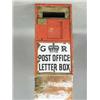 Image 1 : A George IV wall mounted post box. Incomplete