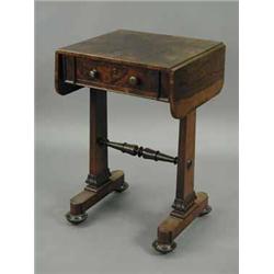 A Regency rosewood lamp table