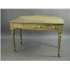 Image 1 : A Victorian pine washstand with all over painted decoration and two frieze drawers