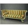 Image 1 : A Regency painted scroll end settee with Greek key motifs