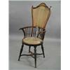 Image 1 : An Edwardian inlaid mahogany armchair