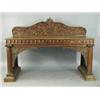 Image 1 : A good 19th century Anglo-Indian padouk wood (?) side board