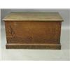 Image 1 : A l9th Century oak coffer carved with oak and ivy leaves