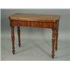 Image 1 : An early Victorian mahogany fold over tea table
