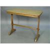 Image 1 : An oak Arts and Crafts stretcher table