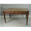 Image 1 : A Victorian mahogany two drawer writing table by Maple and Co.