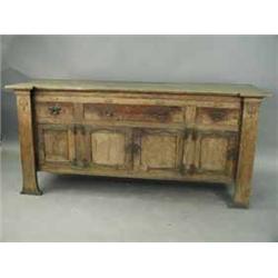 An Arts and Crafts sideboard
