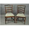Image 1 : A set of six l9th Century mahogany dining chairs