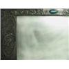 Image 2 : An Arts and Crafts pewter mirror with embossed decoration of a 'heron and butterflies' with three en
