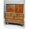 Image 1 : An early 18th century walnut escritoire