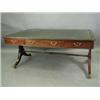 Image 1 : A George III style mahogany partners library table