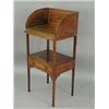 Image 1 : A George III inlaid mahogany washstand
