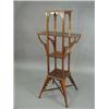 Image 1 : An Arts & Crafts mahogany four tier torchere