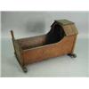 Image 1 : A 19th century stained pine cradle