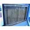 Image 1 : A Victorian rosewood side cabinet with two panelled doors within turned columns Est.300/50