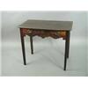 Image 1 : A 19th century mahogany bowfronted side table with a single frieze drawer