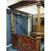 Image 1 : A mahogany four poster bed