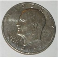 1972 EISENHOWER "IKE" DOLLAR *NICE EARLY COIN*!! DOLLAR CAME OUT OF SAFE!!