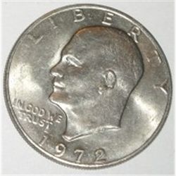 1972 EISENHOWER "IKE" DOLLAR *RARE MINT STATE MS HIGH GRADE*!! DOLLAR CAME OUT OF SAFE!!