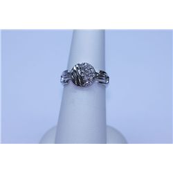 16.40 CTW CZ RING .925 STERLING SILVER