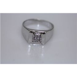 22.0 CTW CZ RING .925 STERLING SILVER