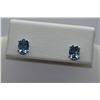 Image 1 : 7.50 CTW BLUE TOPAZ EARINGS .925 STERLING SILVER
