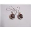 Image 1 : 22.00 CTW RUBY EARRINGS .925 STERLING SILVER