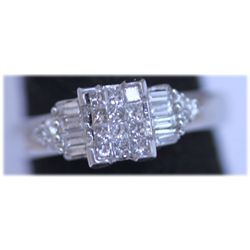 24.20 CTW 18K GOLD DIAMOND RING