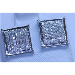 15.05 CTW 10K YELLOW GOLD DIAMOND EARRING