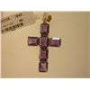 Image 1 : 36.00 CTW AMETHYST PENDANT .925 STERLING SILVER