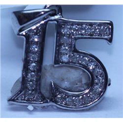 5.20 CTW DIAMOND PENDANT 14K WHITE GOLD