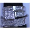 Image 1 : 32.80 CTW 10K WHITE GOLD DIAMOND ENGAGEMENT RING