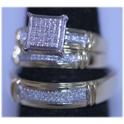 29.35 CTW 10K YELLOW GOLD DIAMOND ENGAGEMENT RING