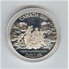 Canada 1989 silver dollar, MacKenzie River