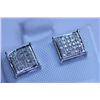 Image 1 : 3.35 CTW 10K WHITE GOLD DIAMOND EARRING