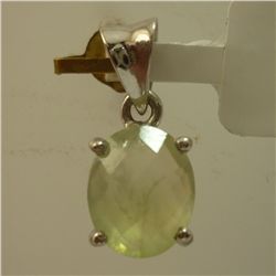 8.25 CTW P.NITE PENDANT .925 STERLING SILVER