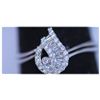 Image 1 : 14.30 CTW 14K WHITE GOLD DIAMOND RING