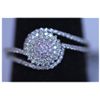 Image 1 : 12.80 CTW 14K WHITE GOLD DIAMOND RING