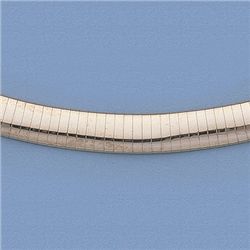 Genuine 14k  8mm Omegas Half Round  47.2g