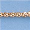 Image 2 : Genuine 16" 14k  Gold-Yellow  3.0mm Wheat Chain 17.3g