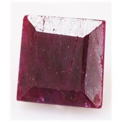 NATURAL 54.21 CTW AFRICAN RUBY SQUARE