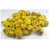 Image 1 : 11167 - LOT OF 367.00 CTS. YELLOW TURQUOISE HOWLITE NUGGETS