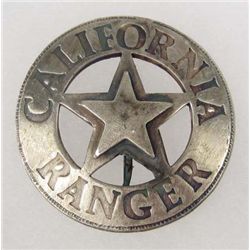 10758 - CALIFORNIA RANGERS LAW BADGE