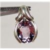 Image 1 : 9483 - STERLING SILVER PURPLE COLOR CHANGE AMETHYST PENDANT